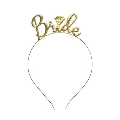 METAL TAÇ BRİDE GOLD