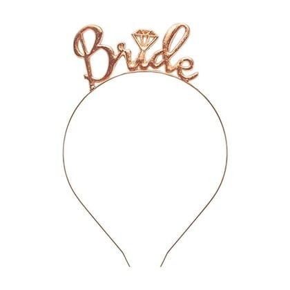 METAL TAÇ BRİDE ROSE