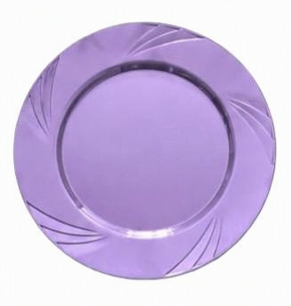 MİKA TABAK 26 CM 6 LI LİLA