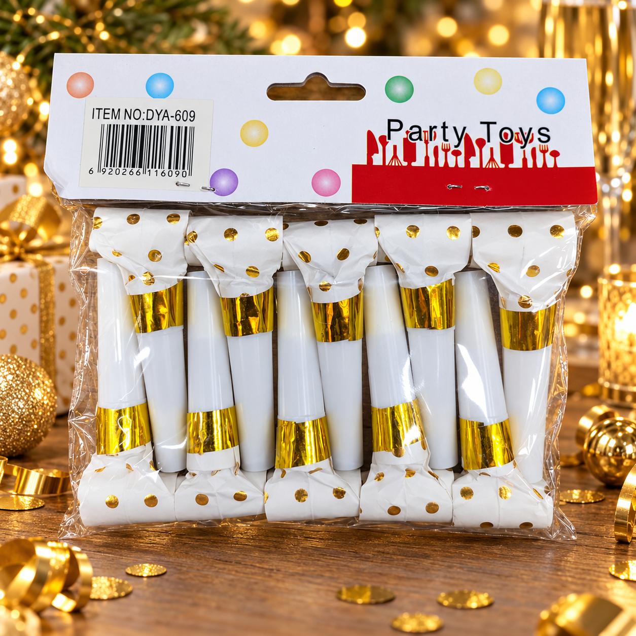 DYA-609 KAYNANA DİLİ 10 LU YALDIZLI GOLD